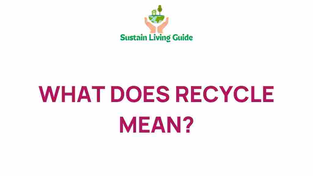 recycle-meaning